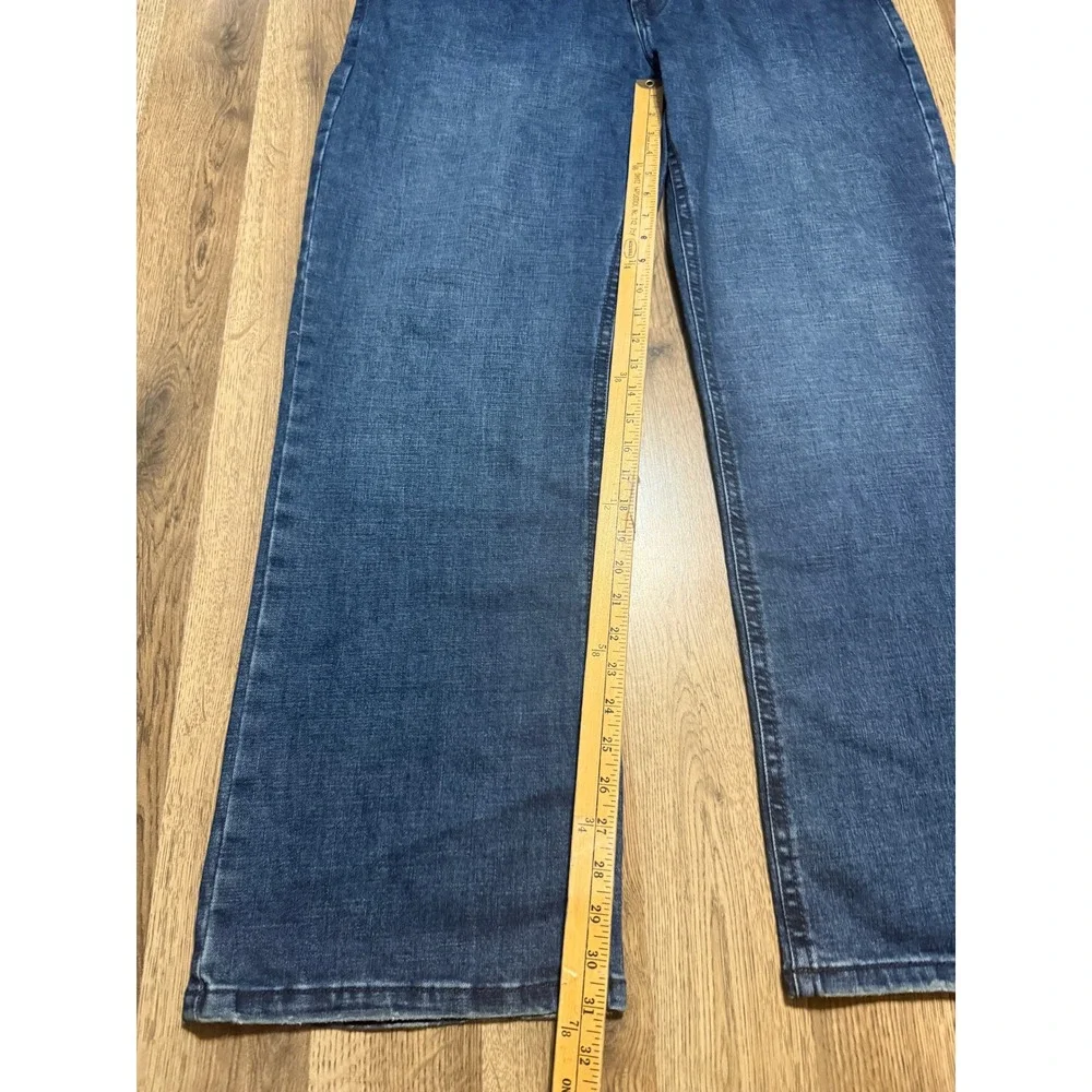 TK Axel Jeans Mens Size 40 Blue Denim Jeans Dark Wash Pockets Slim Boot